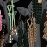 Handmade Ohrringe aus Seilen in vielen verschiedenen Farben und Formen online kaufen | Das Tau - Ihr Seiler bei Leipzig