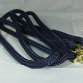 Handgefertigte Zügel mit rundem Seil in der Farbe marine - Online-Shop | Das Tau - Ihr Seiler bei Leipzig